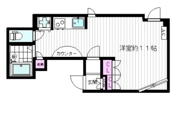 フォルス池上の物件間取画像